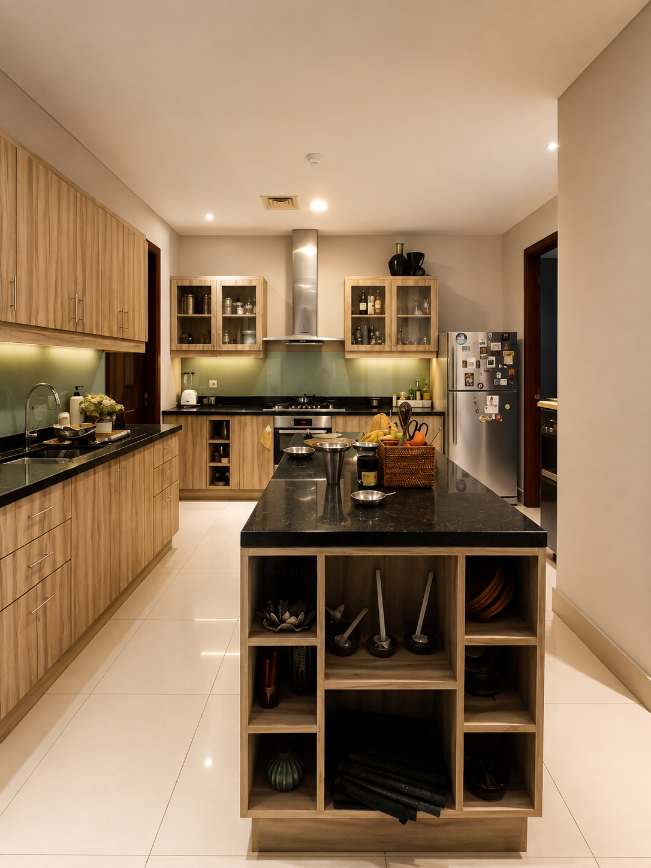 Dapur Three Bedroom The Pakubuwono Residence