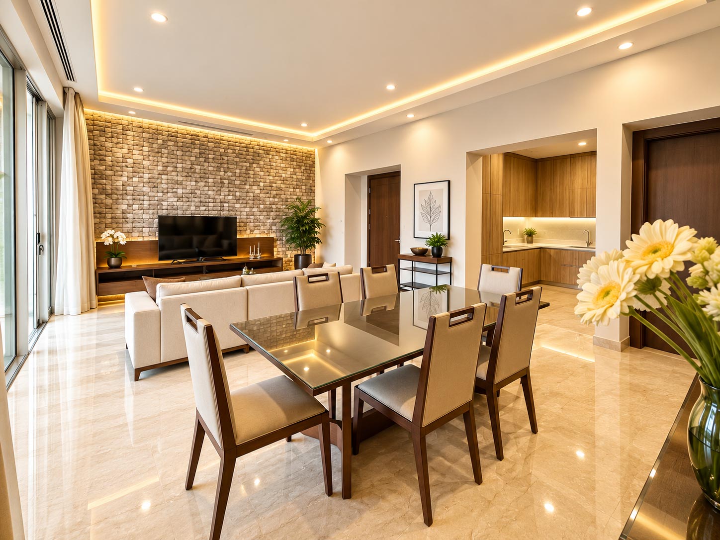 Interior unit Pakubuwono Residence 2+1 Bedroom