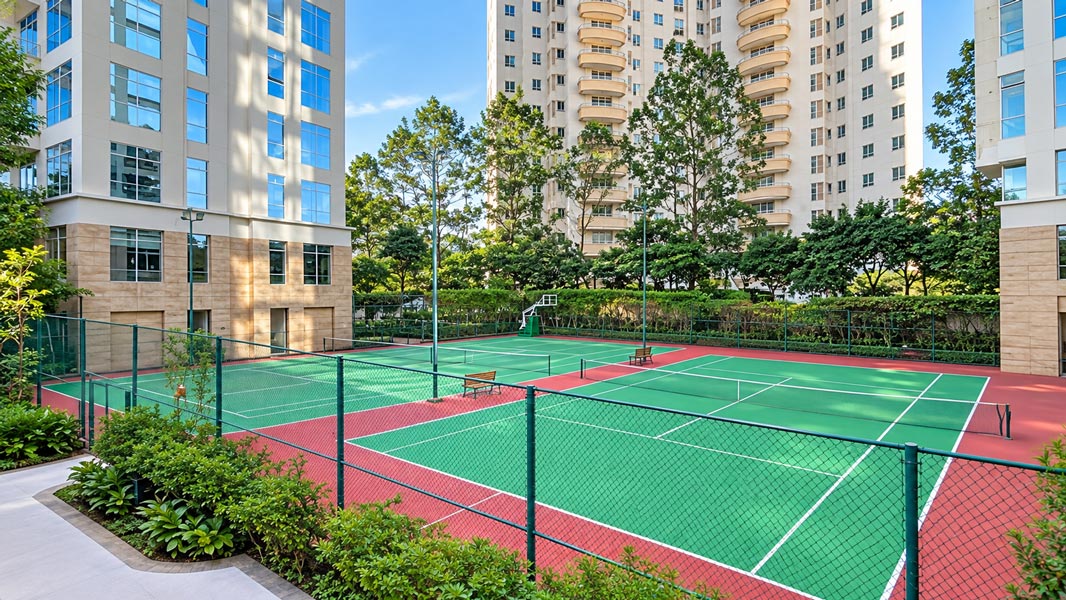 Tennis court Botanica Residence