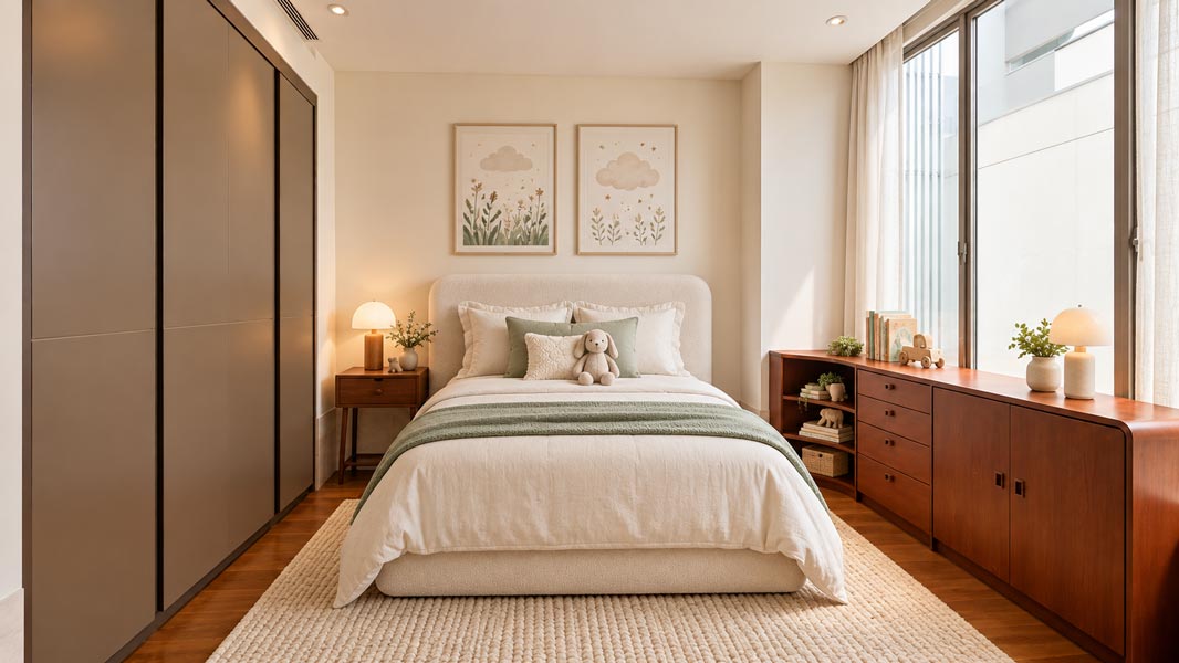 Kamar anak unit Tower 2 385 m²